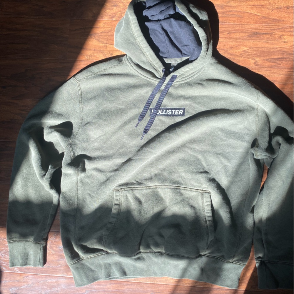 XL Army Green Hollister Hoodie